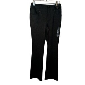 Simply Vera Vera Wang Womens High Rise Bootcut Pants Grey Black Small NWT